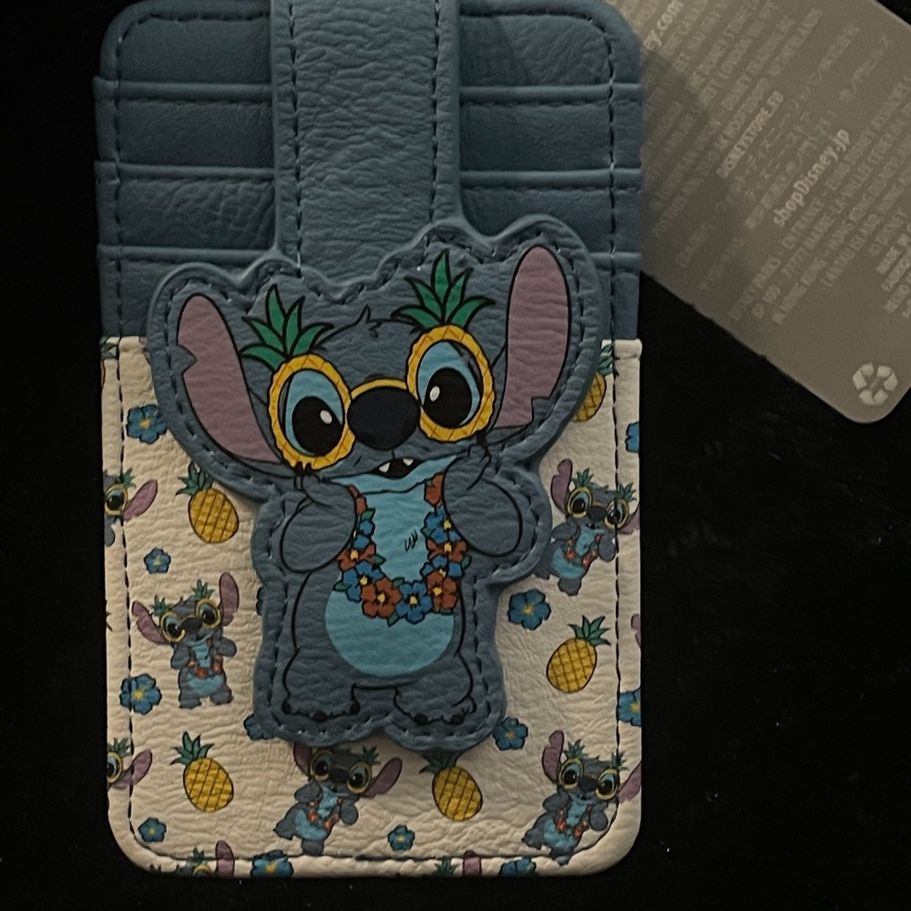 Disney Parks Aloha Stitch RFID Card Wallet NWT